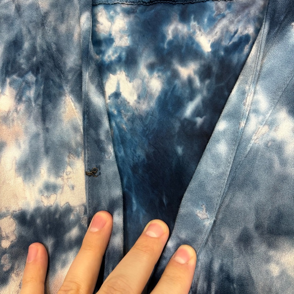 Young Fabulous & Broke Blue Tie Dye Two Piece Set Size Large - Picture 4 of 15